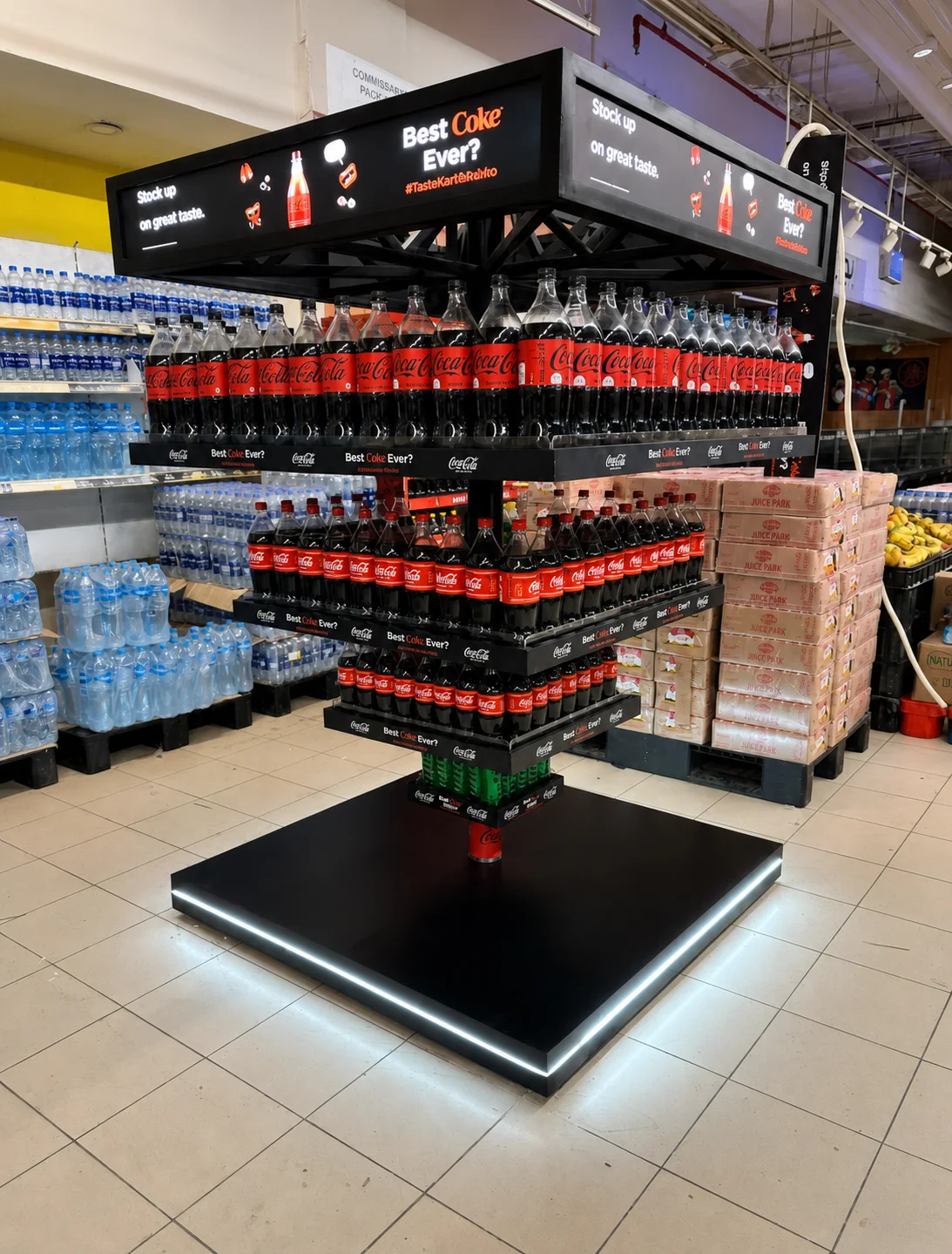 Podiums retail display format