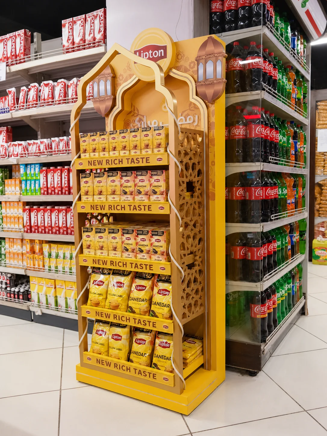 End modes retail display format